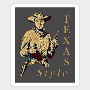 Texas Style Sticker